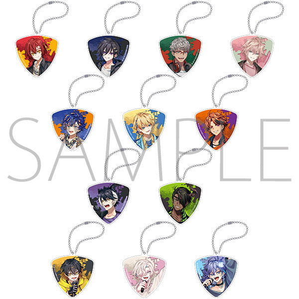 (1BOX=12)(Goods - Key Chain) HOLOSTARS Pick-shaped Key Chain Collection