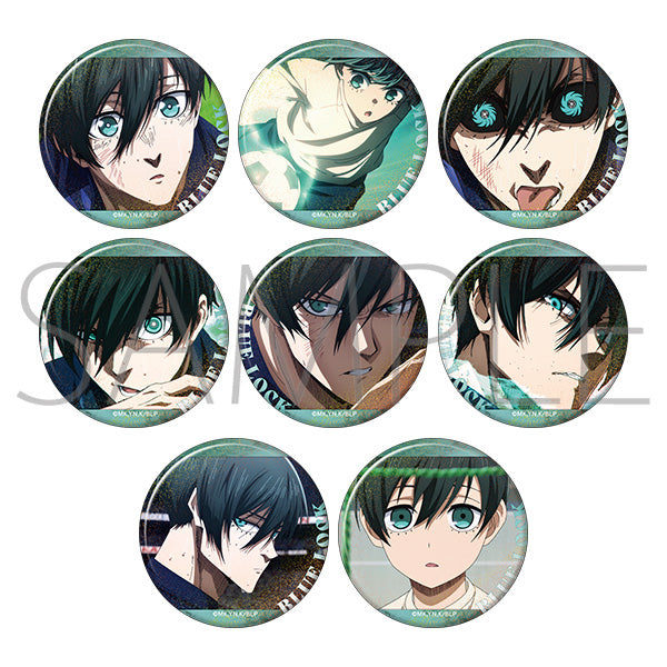 (1BOX=8)(Goods - Badge) Blue Lock Season 2 Oshi Chara Badge Collection Vol.2 Rin Itoshi