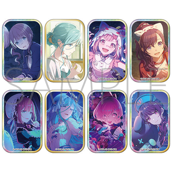 (1BOX=8)(Goods - Badge) Hatsune Miku: Colorful Stage! Square Badge Collection Vol.50 A
