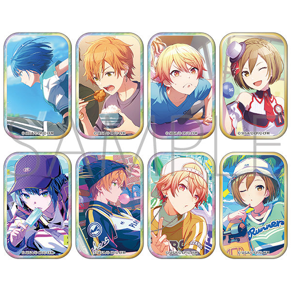 (1BOX=8)(Goods - Badge) Hatsune Miku: Colorful Stage! Square Badge Collection Vol.50 B