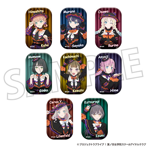 (1BOX=8)(Goods - Badge) Love Live! Hasu no Sora Jogakuin School Idol Club Square Button Badge Collection