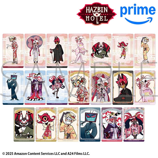(1BOX=10)(Goods - Card) Hazbin Hotel Commemorative Clear Card Collection (Kimono)