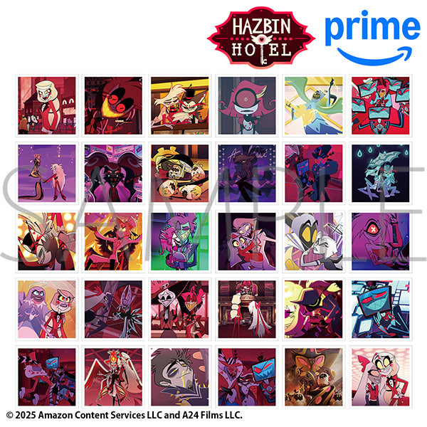 (1BOX=10)(Goods - Bromide) Hazbin Hotel MashiColle Square Photo Collection
