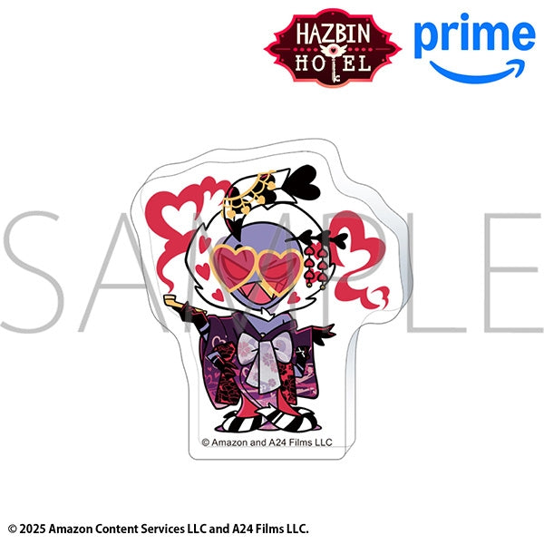 (Goods - Stand Pop) Hazbin Hotel Korotto Acrylic Figure - Valentino (Kimono) Chibi