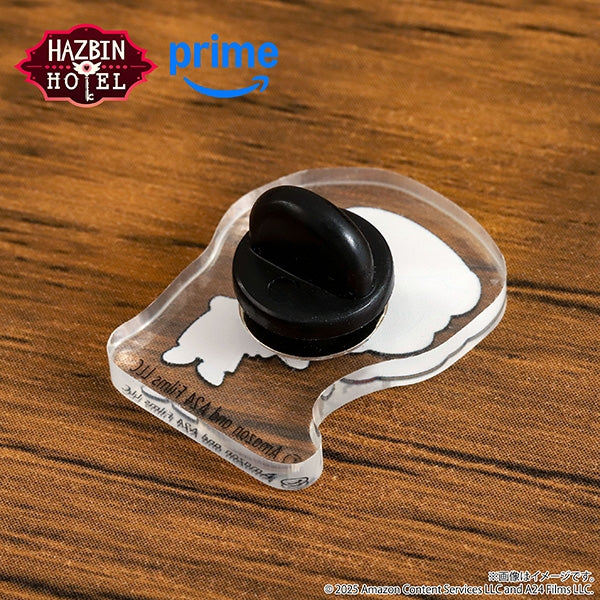 (Goods - Pin Badge) Hazbin Hotel Acrylic Pin - Charlie Morningstar (Kimono) Chibi