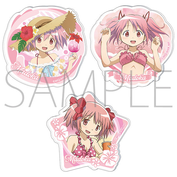 (Goods - Badge) Puella Magi Madoka Magica Acrylic Badge Set Madoka Kaname