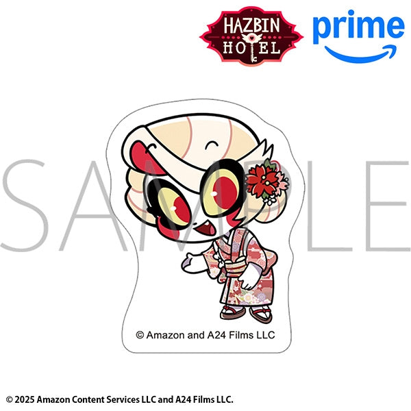 (Goods - Sticker) Hazbin Hotel Sticker - Charlie Morningstar (Kimono) Chibi