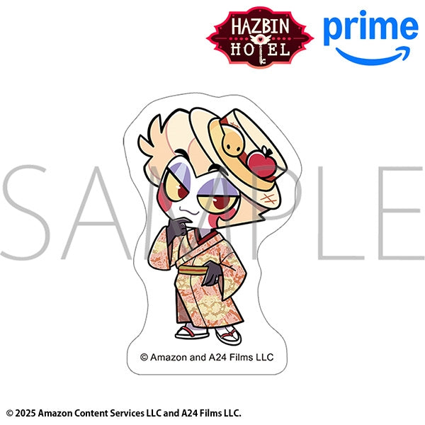 (Goods - Sticker) Hazbin Hotel Sticker - Lucifer Morningstar (Kimono) Chibi