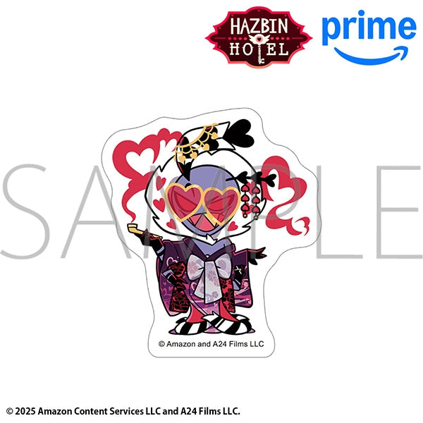 (Goods - Sticker) Hazbin Hotel Sticker - Valentino (Kimono) Chibi
