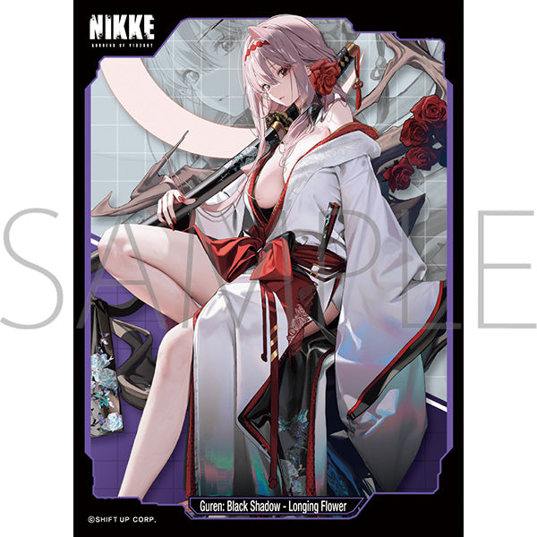 (Goods - Card Accessory) Movic Chara Sleeve Collection Mat Series GODDESS OF VICTORY: NIKKE - Scarlet: Black Shadow - Longing Flower (No. MT2183)