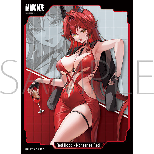 (Goods - Card Accessory) Movic Chara Sleeve Collection Mat Series GODDESS OF VICTORY: NIKKE - Red Hood - Nonsense Red (No. MT2186)