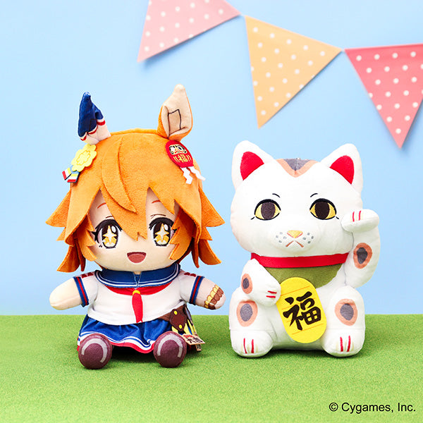 (Goods - Plush) Uma Musume Pretty Derby Matikanefukukitaru Plush w/ Nya-san Pouch