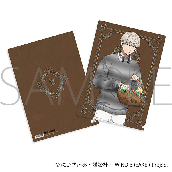 (Goods - Clear File) WIND BREAKER Clear File Ren Kaji ~Valentine's~