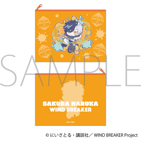 (Goods - Pouch) WIND BREAKER Flat Pouch Haruka Sakura Pastel Pop