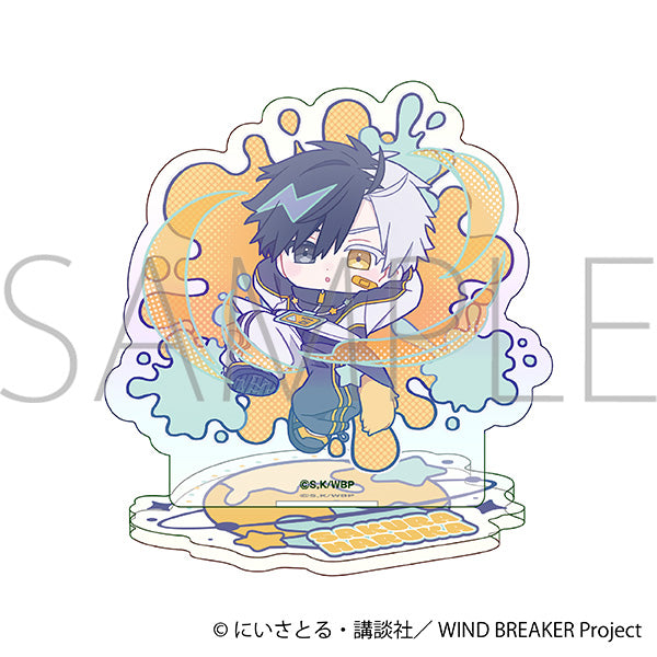(Goods - Acrylic Stand) WIND BREAKER Mini Iridescent Acrylic Stand Haruka Sakura Pastel Pop