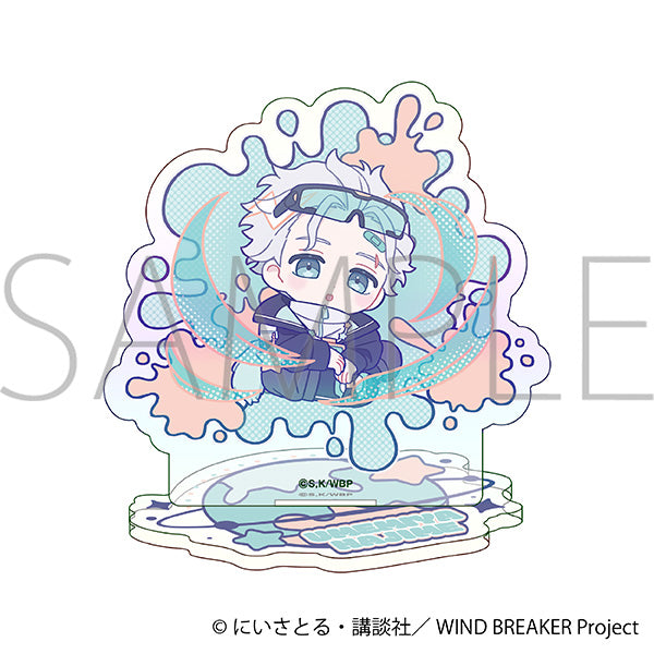 (Goods - Acrylic Stand) WIND BREAKER Mini Iridescent Acrylic Stand Hajime Umemiya Pastel Pop