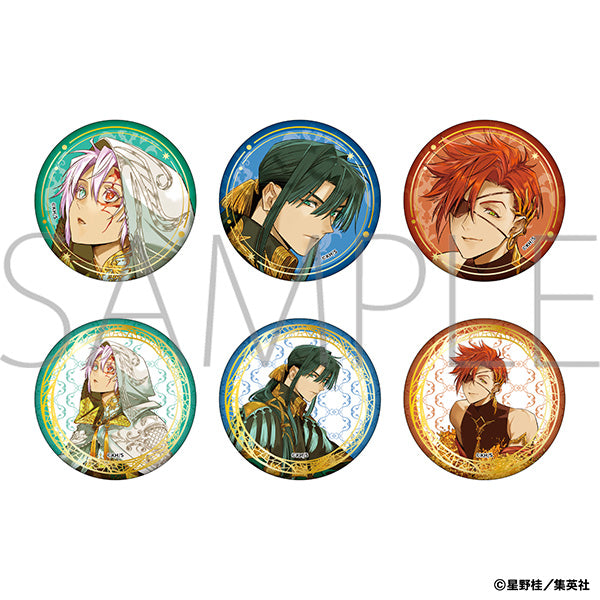 (1BOX=6)(Goods - Badge) D. Gray-man Foil Stamped Chara Badge Collection