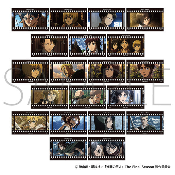 (1BOX=10)(Goods - Card) Attack on Titan Film Style Collection