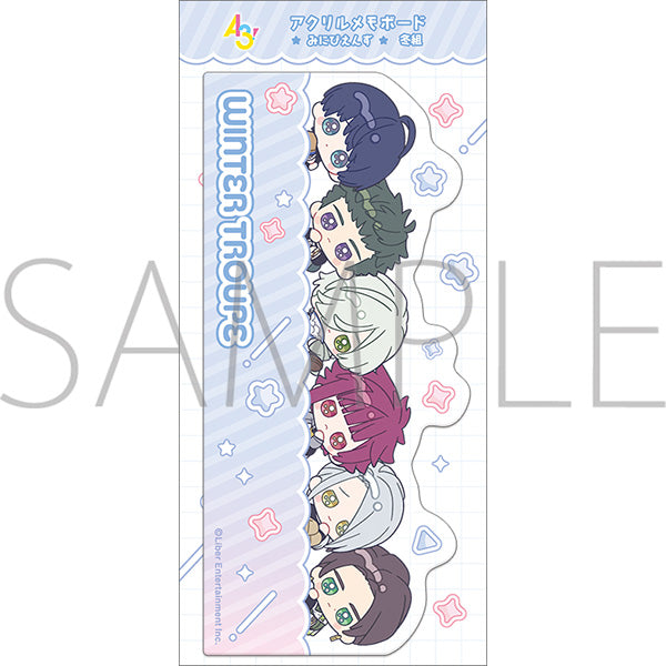 (Goods - Memo Stand) A3! Acrylic Memo Board Winter Troupe (Minipiens)