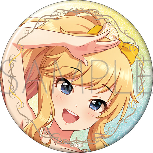 (Goods - Badge) THE IDOLM@STER Cinderella Girls Glitter Button Badge Yui Ohtsuki STARLIGHT ALLIANCE