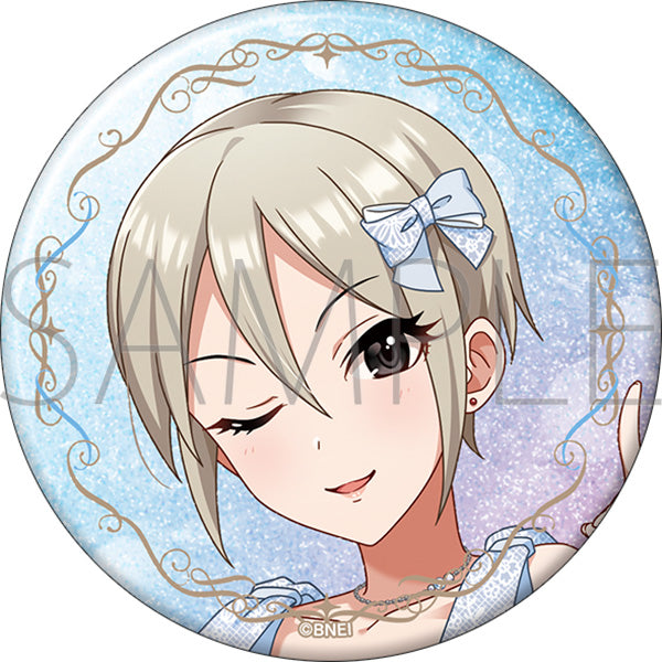 (Goods - Badge) THE IDOLM@STER Cinderella Girls Glitter Button Badge Syuko Shiomi STARLIGHT ALLIANCE