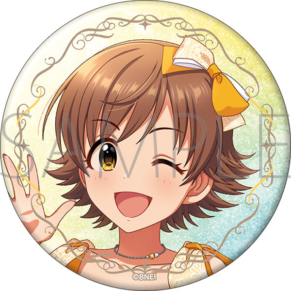 (Goods - Badge) THE IDOLM@STER Cinderella Girls Glitter Button Badge Mio Honda STARLIGHT ALLIANCE