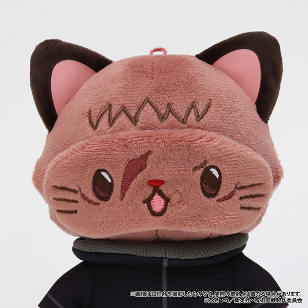 (Goods - Keychain) Jujutsu Kaisen Season 3 withCAT Plush With Eye Mask Keychain / Yuji Itadori