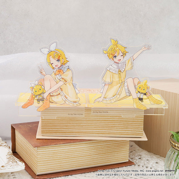(Goods - Acrylic Stand) Hatsune Miku Series withCAT Acrylic Stand / Kagamine Rin