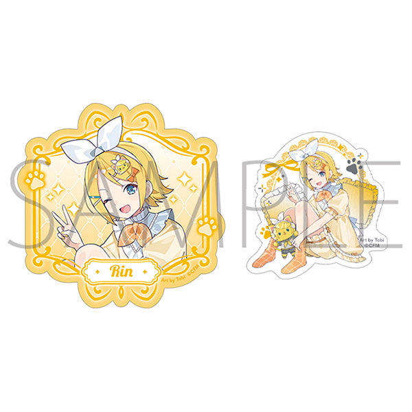 (Goods - Sticker) Hatsune Miku Series withCAT Sticker Set / Kagamine Rin