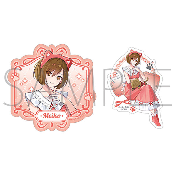 (Goods - Sticker) Hatsune Miku Series withCAT Sticker Set / MEIKO
