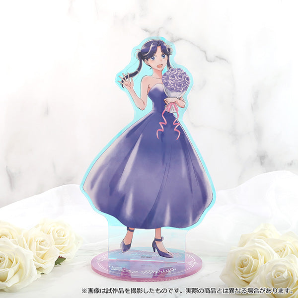 (Goods - Acrylic Stand) Blue Box BIG Iridescent Acrylic Stand Ayame Moriya