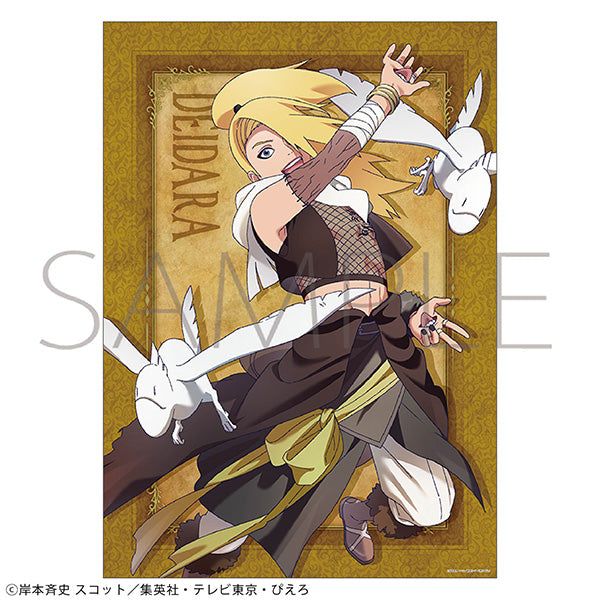 (Goods - Tapestry) NARUTO Shippuden A3 Clear Poster Deidara Ninden Boukentan