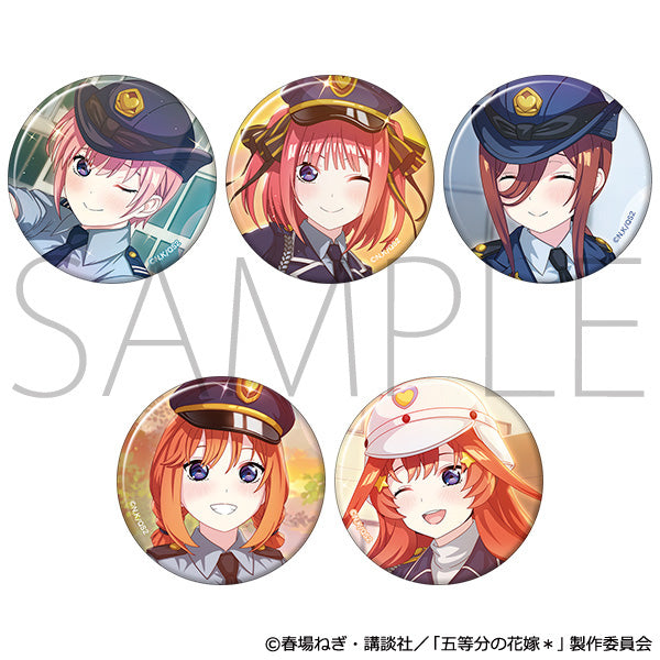 (Goods - Badge) The Quintessential Quintuplets* Button Badge Set (Police)