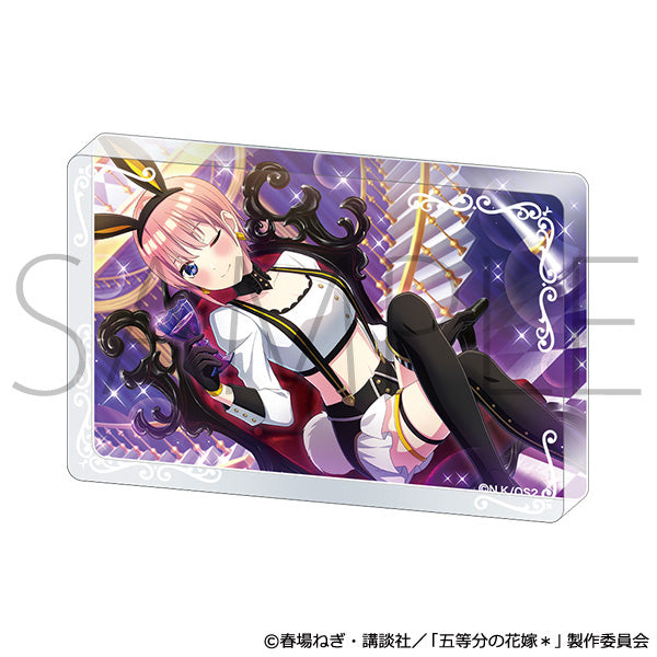 (Goods - Ornament) The Quintessential Quintuplets* Acrylic Block (Monochrome Bunny) Ichika Nakano