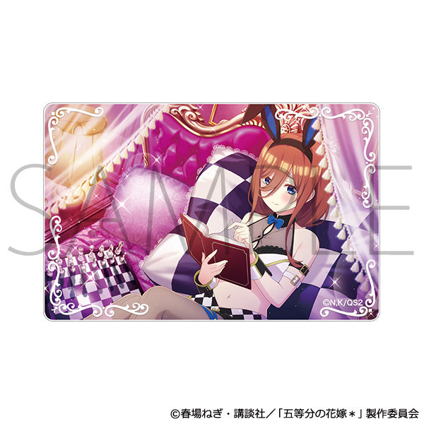 (Goods - Ornament) The Quintessential Quintuplets* Acrylic Block (Monochrome Bunny) Miku Nakano