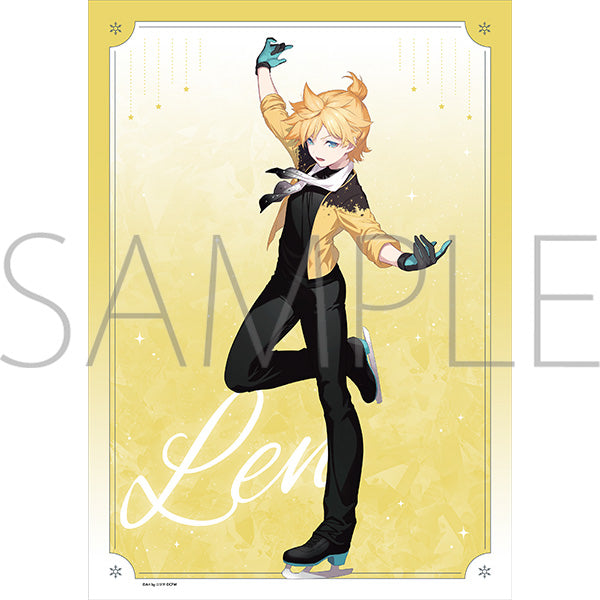 (Goods - Tapestry) Hatsune Miku Series Mini Clear Poster Kagamine Len