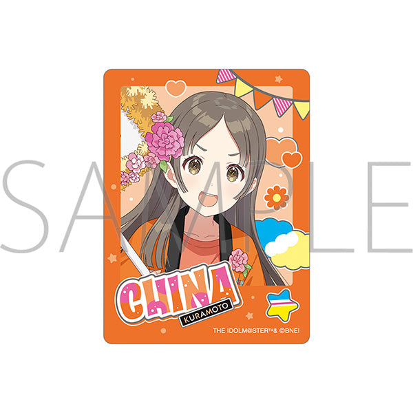 (Goods - Sticker) Gakuen iDOLM@STER Sticker China Kuramoto Hatsuboshi School Festival Fair