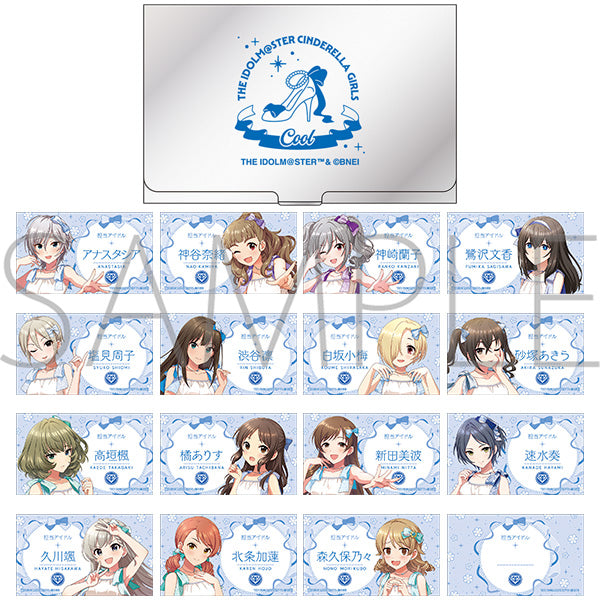 (Goods - Card Case) THE IDOLM@STER Cinderella Girls Business Card Case & Business Card Style Card Set COOL