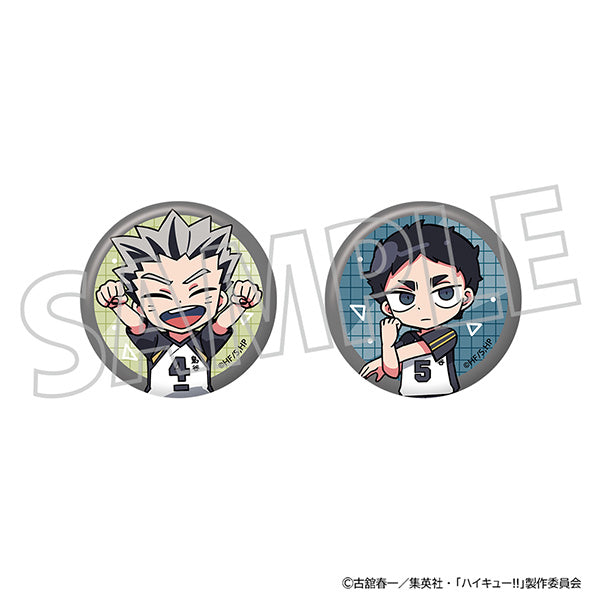 (Goods - Badge) Haikyu!! Button Badge Set Kotaro Bokuto, Keiji Akaashi