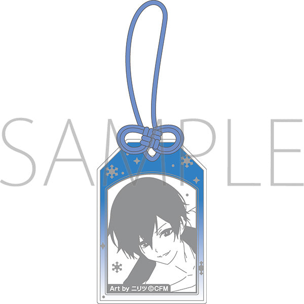 (Goods - Keychain) Hatsune Miku Series Acrylic Omamori (Good Luck Charm) Style Keychain / KAITO