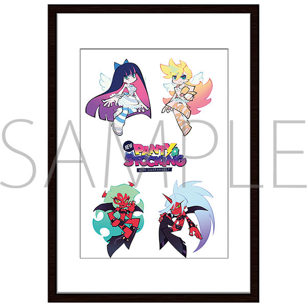 (Goods - Print) New PANTY & STOCKING with GARTERBELT Mistgraph