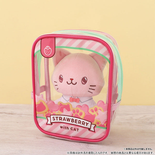 (Goods - Pouch) Non-Chara Original withCAT Kakomare Pouch Strawberry Cookie