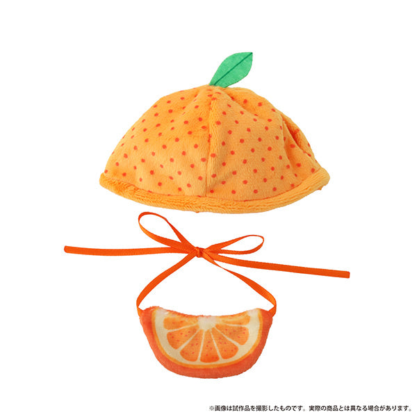 (Goods - Mascot) Non-Chara Original withCAT Fruit Dress-up Set Orange