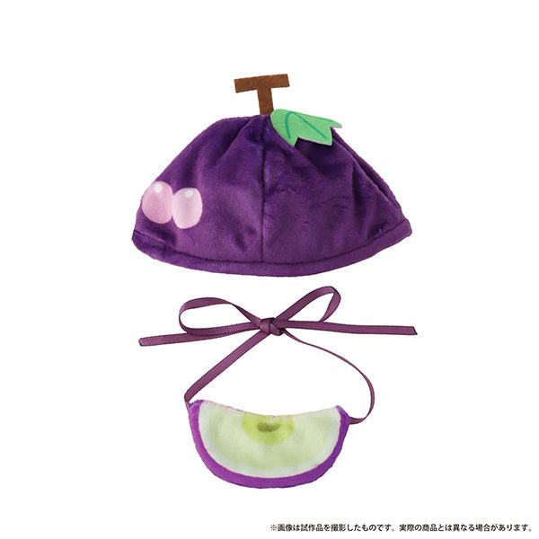 (Goods - Mascot) Non-Chara Original withCAT Fruit Dress-up Set Grape