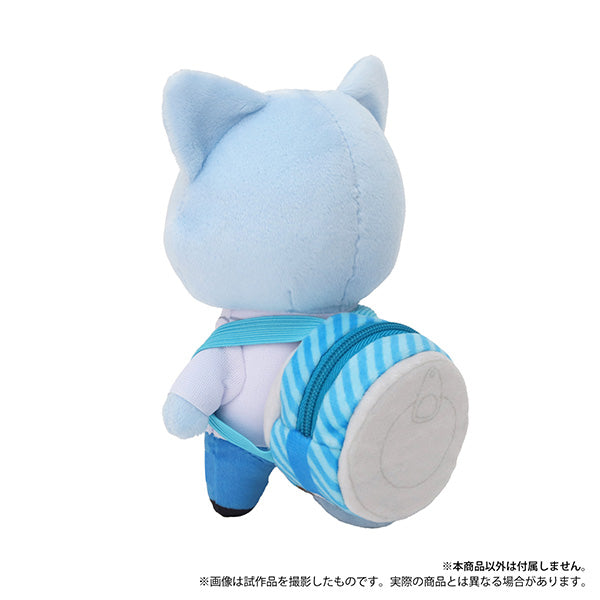 (Goods - Mascot) Non-Chara Original withCAT Cat Badge Backpack Blue