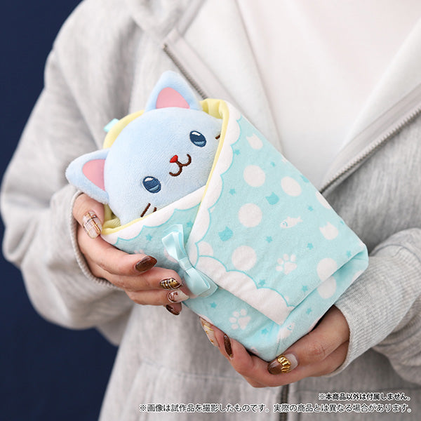 (Goods - Mascot) Non-Chara Original withCAT Dakko Carry (Piggy-back Backpack) Light Blue