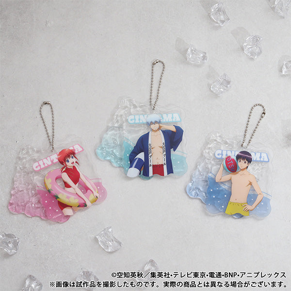 (Goods - Keychain) Gintama Acrylic Keychain / Shinpachi Shimura Pool