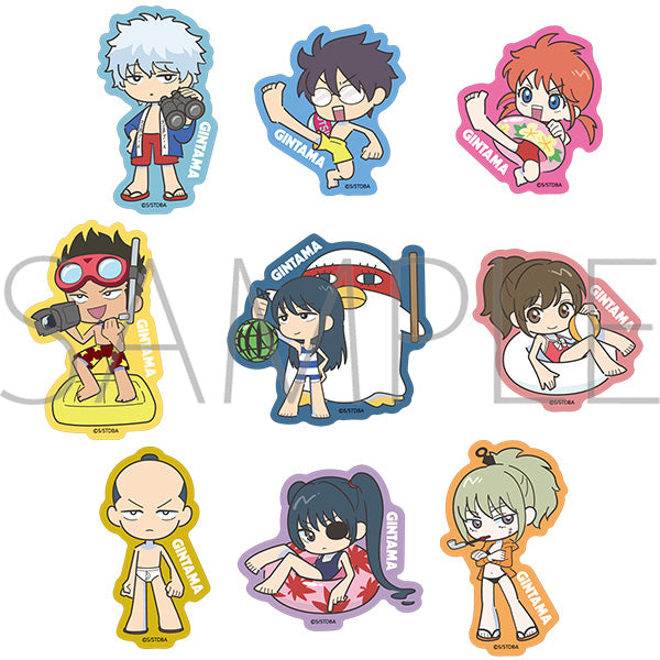(1BOX=9)(Goods - Sticker) Gintama Peta Collection / Pool