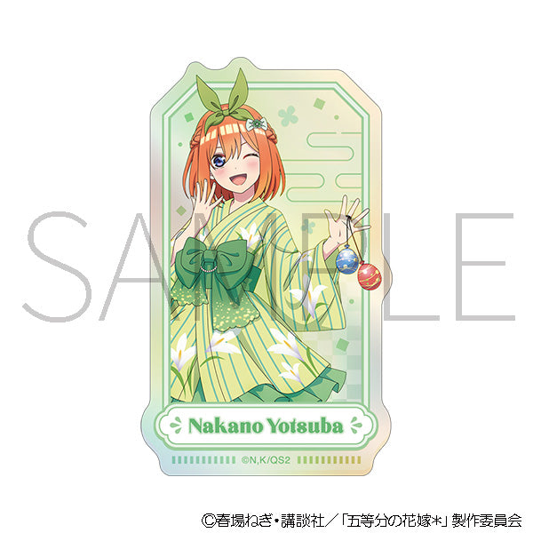 (Goods - Sticker) The Quintessential Quintuplets* Die-cut Sticker / Yotsuba Nakano