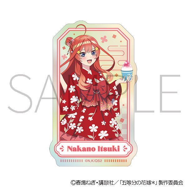 (Goods - Sticker) The Quintessential Quintuplets* Die-cut Sticker / Itsuki Nakano